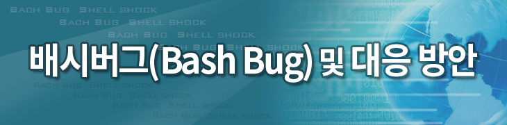 배시버그(Bash Bug) 및 대응 방안