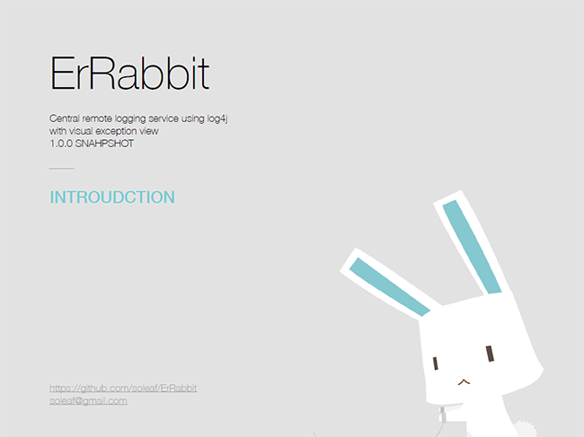 SummerRabbit 팀, 9회 개발자대회 발표자료 표지