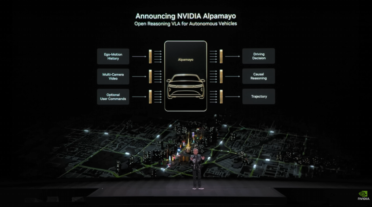 그림1 CES 2026 알파마요 소개(사진 출처: 엔비디아)